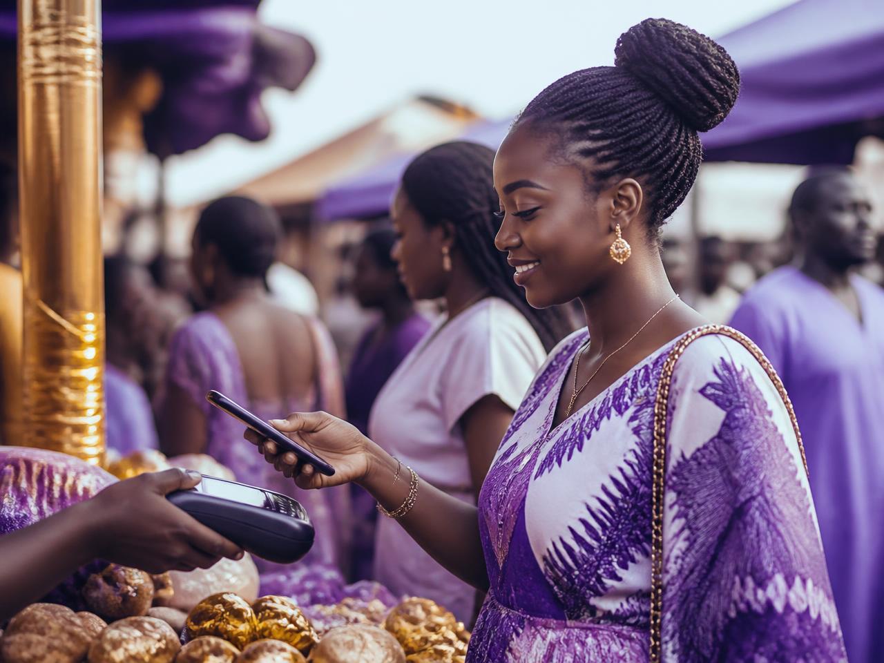 Pay at the market, in seconds